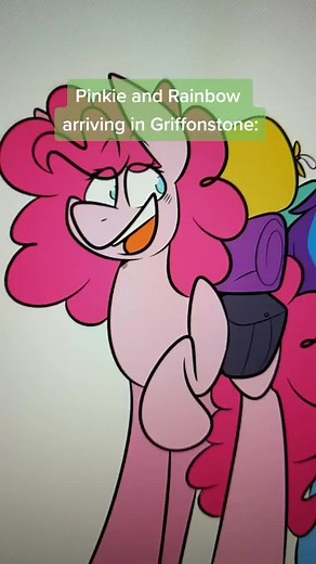 i like the griffon episodes #mlp #mlpfandom #mylittlepony #rainbowdash #pinkiepie