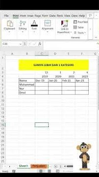 SUMIFS LEBIH DARI 1 KATEGORI PART 1