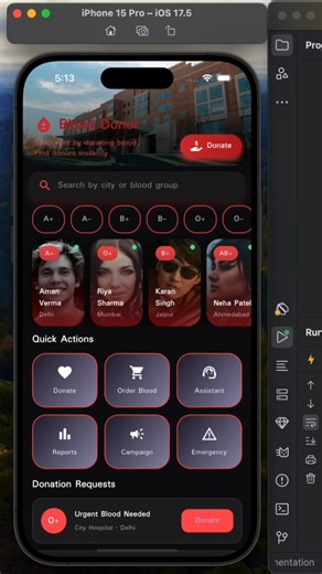 This project is a Blood Donor & Medical Donation App built using Flutter.