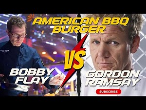 Gordon Ramsay VS Bobby Flay American BBQ Burger || #foodlover | #burger