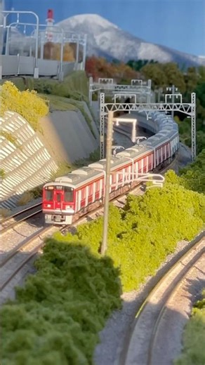 小田急赤1000形など #nゲージ #鉄道模型 #小田急電鉄
