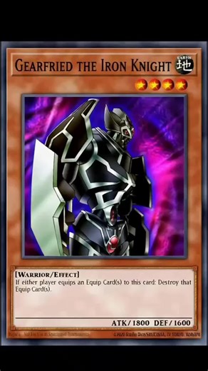 Gearfried the Iron Knight - Yu-Gi-Oh! Aura Farming