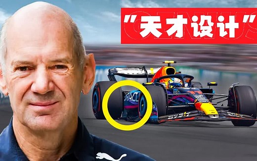 【中字】深入分析“纽维为什么是神？”（Adrian Newey整个设计生涯、一些具有统治力的设计、从威廉姆斯到迈凯伦再到红牛、一些设计思路、具体设计分析）