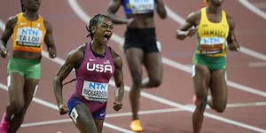 Sha’Carri Richardson Wins the 100 Meters at Track World Championships