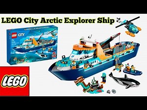 🔴LEGO City Arctic Explorer Ship 60368 Review & Float Test! (Unboxing)