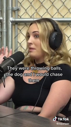 #puppygirljenna talks about how she started acting like a dog 🐶 @adam22 #nojumper #foryou #doggo