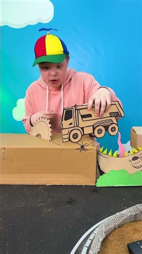 Cardboard Truck Challenge #builderc