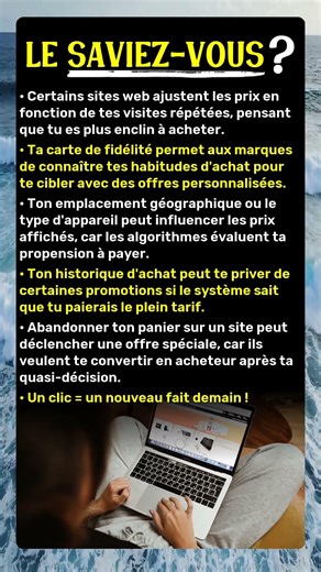 Ton Historique d'Achat Détermine le Prix qu'on te Propose