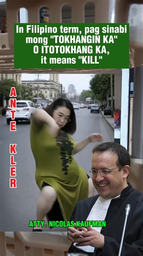 Ante Kler nanindigan sa kanyang definition ng Tokhang. Atty. Kaufman, do not listen to her! Tokhang is derived from the Bisayan word "Toktok" which means to knock, with permission to enter, search and rescue operating procedures!🤣🤣 | Davince Code