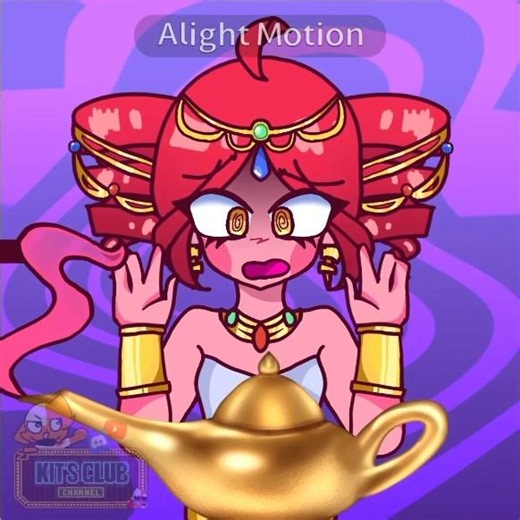 🧞•|Approve please, Genie!|•🧞 #dontflop #vocaloid #animation #alightmotion #kitsclub #teto #art