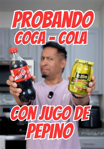 Probando Coca Cola 🥤 Con Jugo De Pepino 🥒 😳 Video De: @Gabriela Lugo
