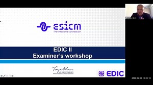 EDIC II workshop for examiners 6 May 2025