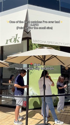 I’m obsessed with matcha 🍵 lately. Rok just opened in Studio City and their matchas are AMAZING!