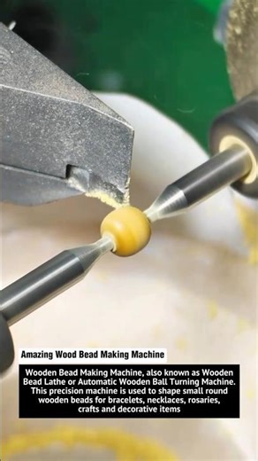 Amazing Wood Bead Making Machine – Precision Wood Ball Turning Technology 2025