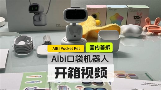 #AIBI 国内首拆，让我们看看里面都有些什么吧！感谢@Pass 提供素材。#vector #EMO机器人 #living.ai