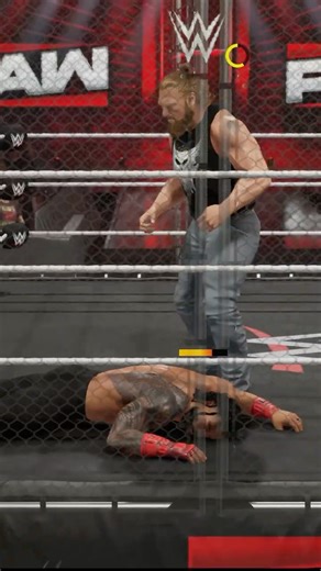 Roman Reigns & Brock Lesnar BREAK THE CAGE! WWE 2K25 (4K PS5)