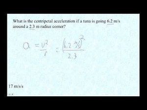 HTPG07A Centripetal Acceleration Example 1