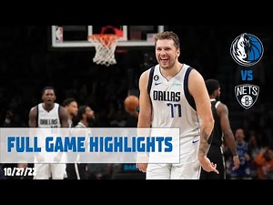 Luka Doncic (41 points, triple-double) Highlights vs. Brooklyn Nets | Oct 27th, 2022
