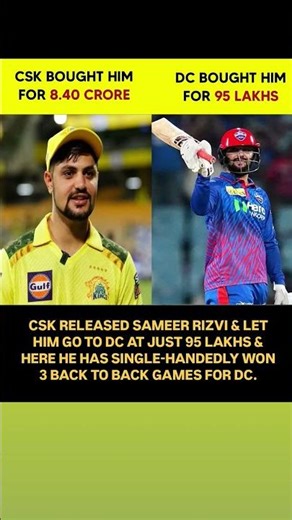 cricketer Sameer Rizvi his high purchase price by Chennai Super Kings