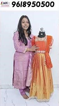 Latest Children Maggam Work Design MH Computer Embroidery Machine #aaribusiness #fashion