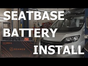 INSTALLING SEATBASE BATTERY - 230Roamer4 in Adria Twin