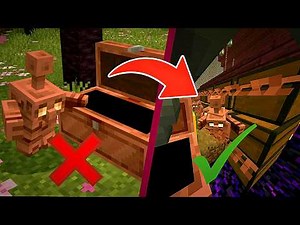 Copper Golem Sorting System - The BEST Copper Golem Tutorial!