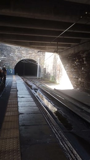 3 carriage, Class 320 arriving into Exhibition centre Platfrom (1)