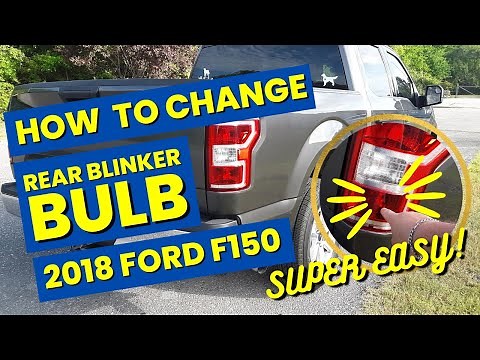 2018 Ford F-150 Easy How To Replace / Change the Rear Turn Signal Bulb