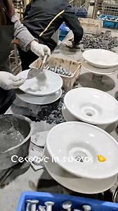 Ceramic Insulator Production Insigh #Facebook #ManufacturingInnovation @topfans | Electrical Transmission line