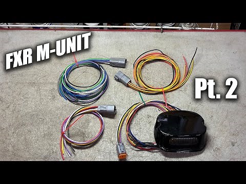 FXR M-Unit Wiring Harness Build Pt. 2 (Taillight and Other Prep)