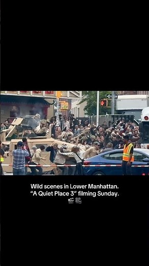 A Quiet Place 3 filming “an alien landing” in NY over the weekend. The film is written & directed …