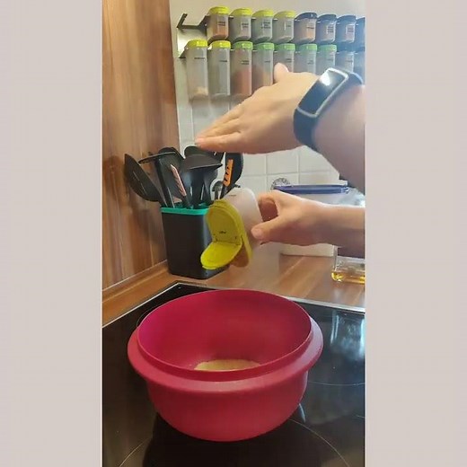 Gebrannte Mandeln aus Tupperware MicroCook 1 Liter in nur 6 Minuten.