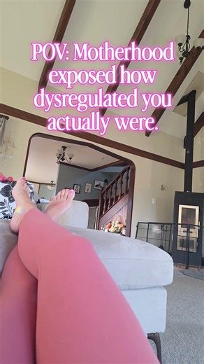 Motherhood didn’t create all my overwhelm…🩷 #calmcodes #regulatedmama