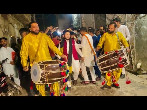 Mehndi Dhol Dance | Dhol Mehndi in Pakistan 😍: DSLR 4K 60fps Video : Trending Video 🔥