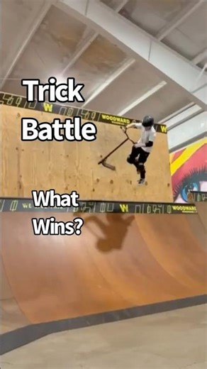 Heel Kicky vs Kicky Whip Air. Pick your scooter trick #scootering #scootertricks #skatepark