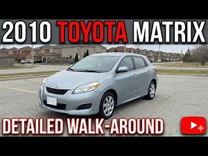2010 Toyota Matrix Walk-around & Test Drive (1.8L)