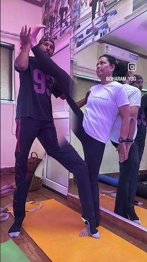 Standing strong, stretching long.​Leg day release. Stretch it out, right where you stand.