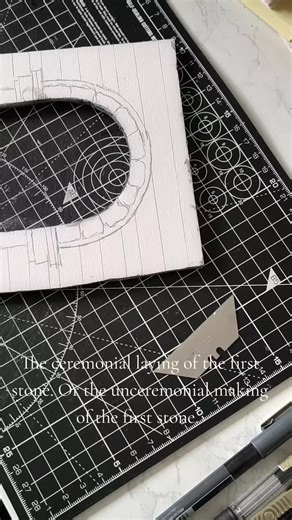 Crafting a Garden Folly Arch: Model Making