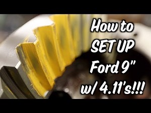 3.23 - Ford 9" Differential Setup with Yukon 4.11 gears - Part 5 of Gears and Axles