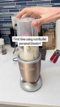 Nutribullet Personal Blender is Awesome! First time use! #shorts #kitchenfinds