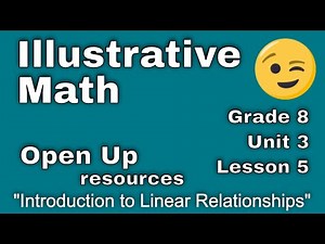 😉 8th Grade, Unit 3, Lesson 5 "Introduction to Linear Equations" IM Math