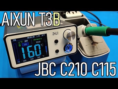 SDG #232 New Aixun T3B JBC Style C210 and C115 Soldering Station (also T210 or T115)