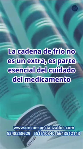 La cadena de frío es parte del cuidado del medicamento. Información clara y manejo adecuado. 📩 Escríbenos para información general y cotización. #CadenaDeFrío #ConservaciónDeMedicamentos #AltaEspecialidad #MedicamentosBiológicos #OncoEspecializados https://www.oncoespecializados.com/