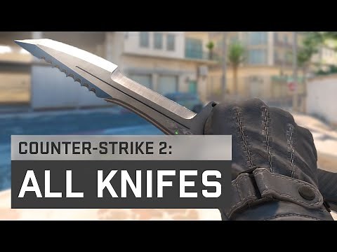 All Knifes + Animations in Counter Strike 2. Source 2 Engine