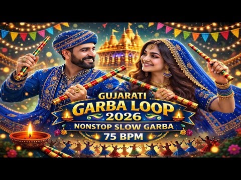 👉 Nonstop Slow Garba 2026 💃🔥 | Gujarati Garba Loop | Navratri Special | Himanshu Ojha Music