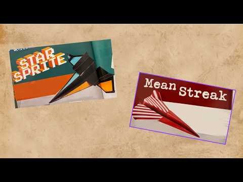 Paper airplane Tutorial - Mean Streak and Star Sprite