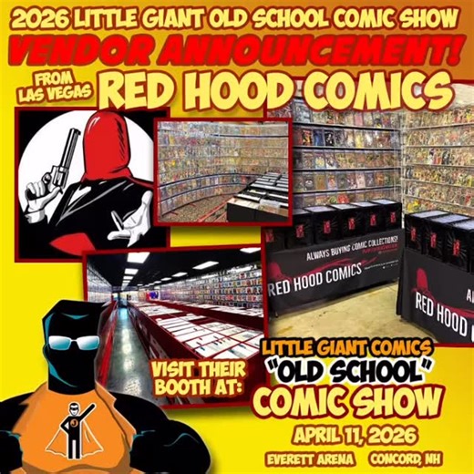 Little Giant Comics on Instagram: "“Yo Jay, you gonna have any good comic vendors coming?” A thunderous 🎤🫳… Landry Pop Auctions Absolute Comics and Statues Amazing Comics Basement Comics (Al Stoltz) Blue Collar Comics Bobby’s Retro World Bop City Comics Bunky Brothers Buzz Comics CGC CH2 Collectables Mike Carbo Chris’ Comics Codakhrome Comic Shop Comic Bounty Dark Raven Comics Double Midnight Comics Enterprize Comics Happy Comics Harrison’s Comics Heritage Auctions Heroes Aren’t 