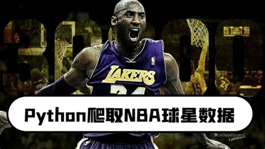 【Python爬取NBA球星案例】教你如何用Python爬取NBA球星数据（附源码），适合新手小白的非常全面，详细的零基础教程！！