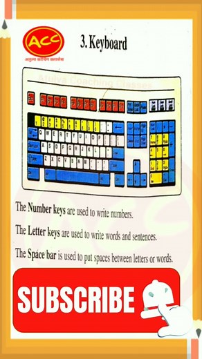 3.Keyboard | basic knowledge of keyboard | Basics Knowledge of computer |vikas computer knowledge 3