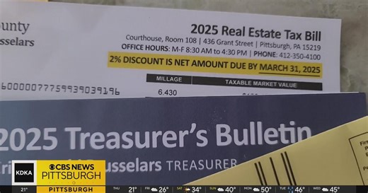 Allegheny County's property tax bills go out this week